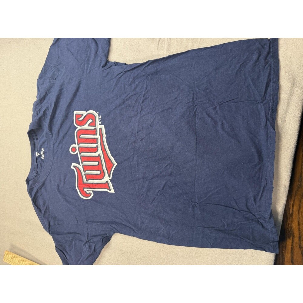 Minnesota Twins Shirt Mens Large Blue MLB Baseball Fanatics Graphic Tee